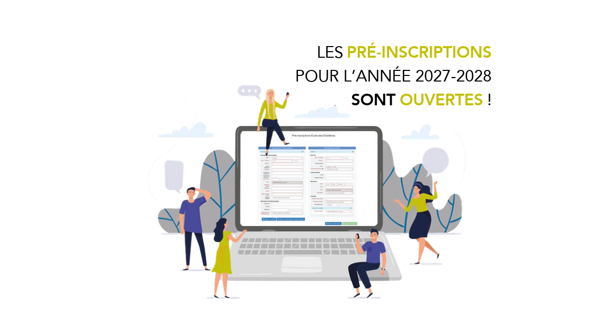 Visuel préinscription rentrée 2027